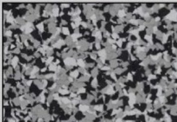 Domino floor coating finish